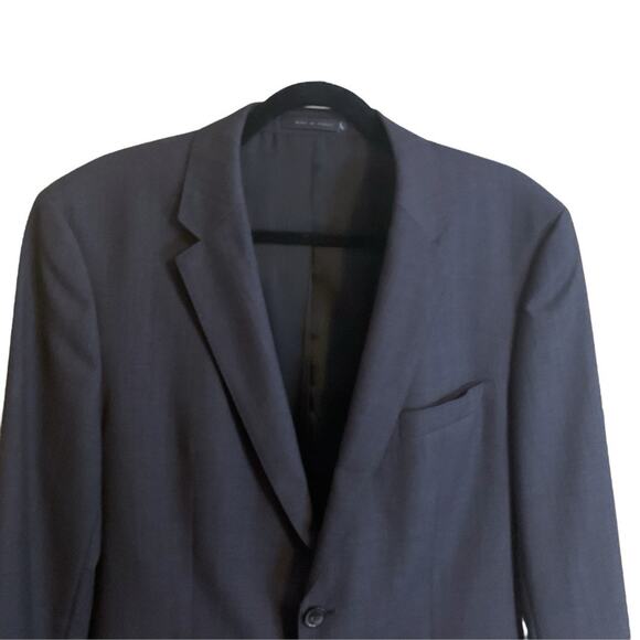 Hugo Boss Men's Jacket Navy Blue 42R The Jam75 Slim Fit Virgin Wool - Picture 3 of 16